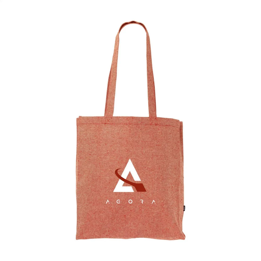 Melange Shopper GRS Recycled Canvas 280 gm² tas rood - Hidalgo-werbeartikel Melange Shopper GRS Recycled Canvas (280 g/m²) tas, rood