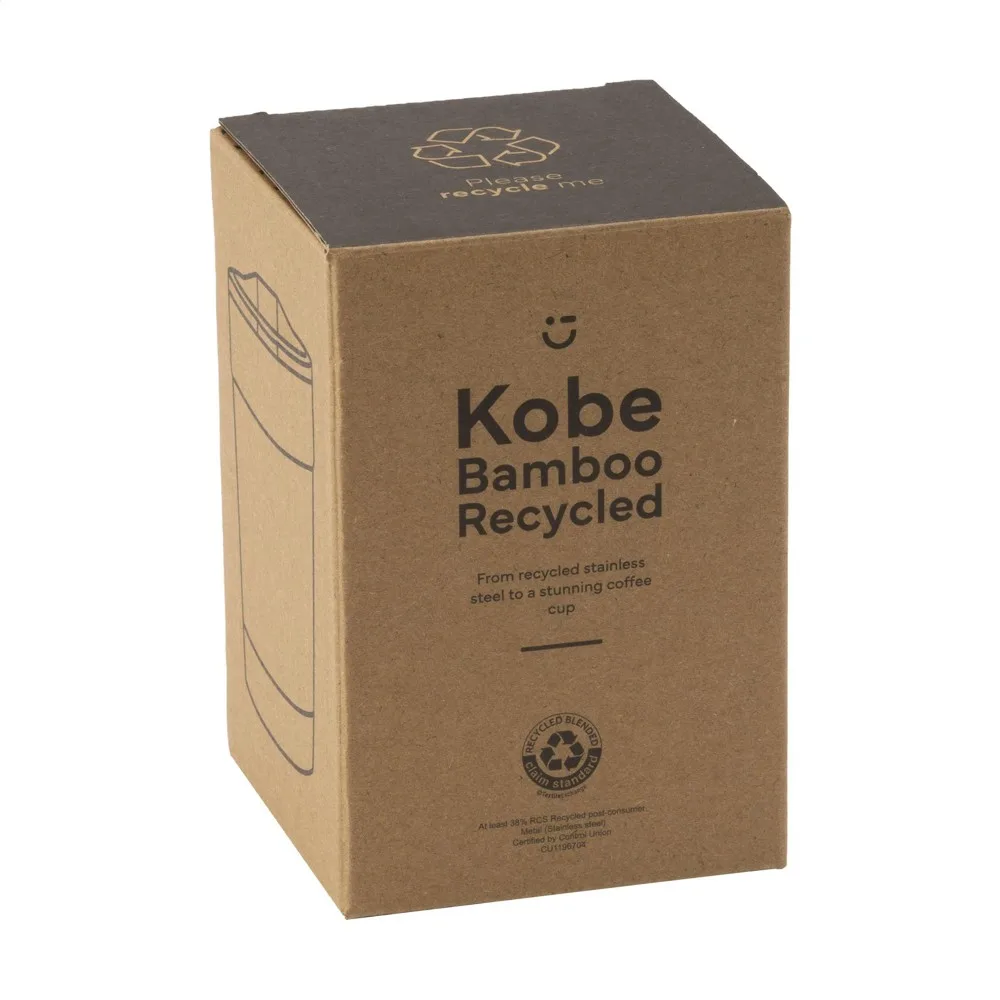 Kobe Bamboo RCS Recycled Steel 350 ml koffiebeker productfoto 5 - Hidalgo-werbeartikel Kobe Bamboo RCS Recycled Steel 350 ml koffiebeker — productfoto 5
