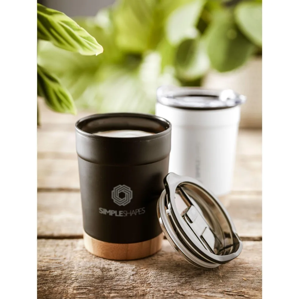 Kobe Bamboo RCS Recycled Steel 350 ml koffiebeker productfoto 7 - Hidalgo-werbeartikel Kobe Bamboo RCS Recycled Steel 350 ml koffiebeker — productfoto 7