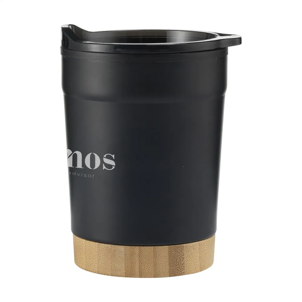 Kobe Bamboo RCS Recycled Steel 350 ml koffiebeker productfoto 12 - Hidalgo-werbeartikel Kobe Bamboo RCS Recycled Steel 350 ml koffiebeker — productfoto 12