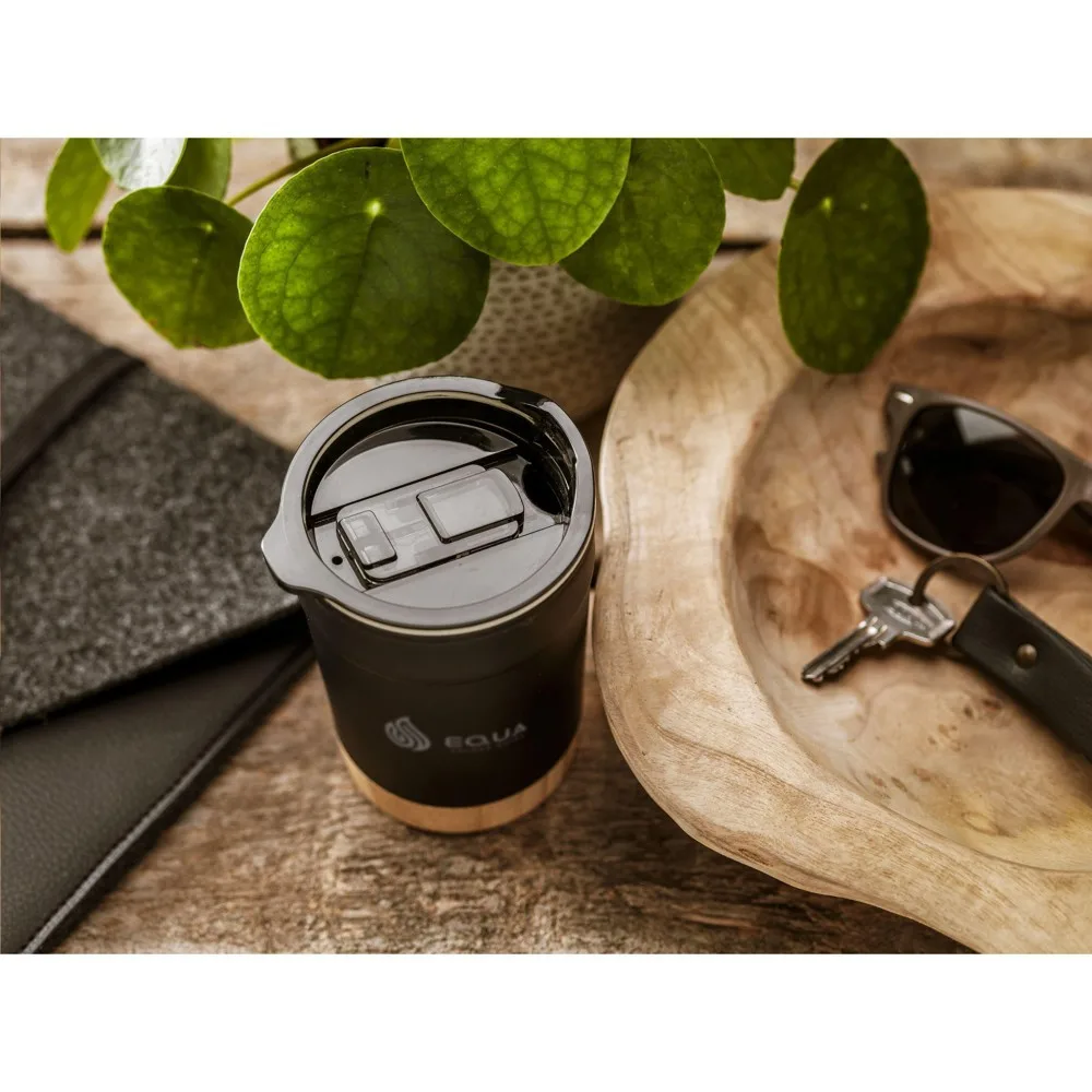 Kobe Bamboo RCS Recycled Steel 350 ml koffiebeker productfoto 15 - Hidalgo-werbeartikel Kobe Bamboo RCS Recycled Steel 350 ml koffiebeker — productfoto 15