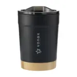 Kobe Bamboo RCS Recycled Steel 350 ml koffiebeker, zwart