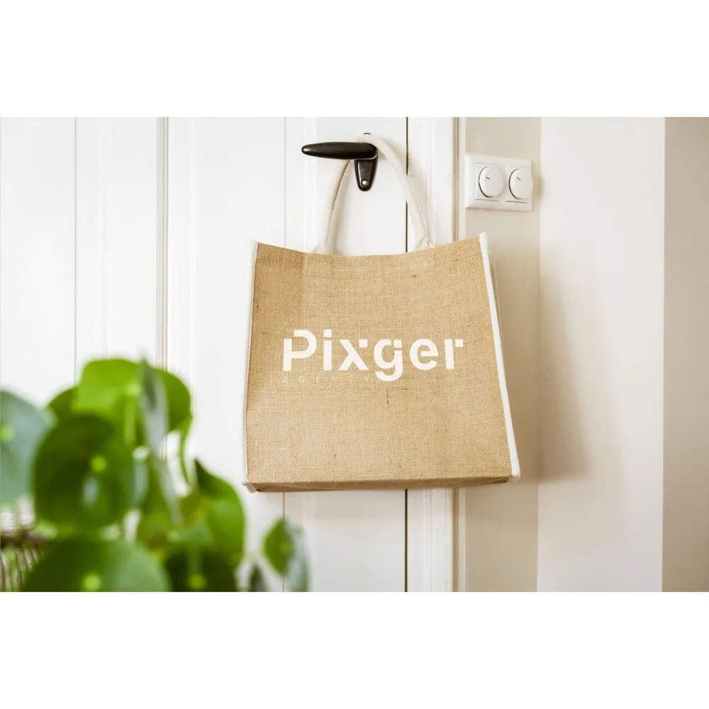 Gerano Jute Shopper winkeltas productfoto 2 - Hidalgo-werbeartikel Gerano Jute Shopper winkeltas — productfoto 2