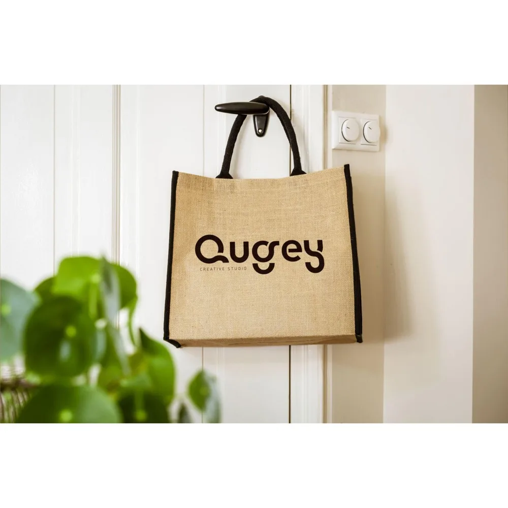 Gerano Jute Shopper winkeltas productfoto 8 - Hidalgo-werbeartikel Gerano Jute Shopper winkeltas — productfoto 8