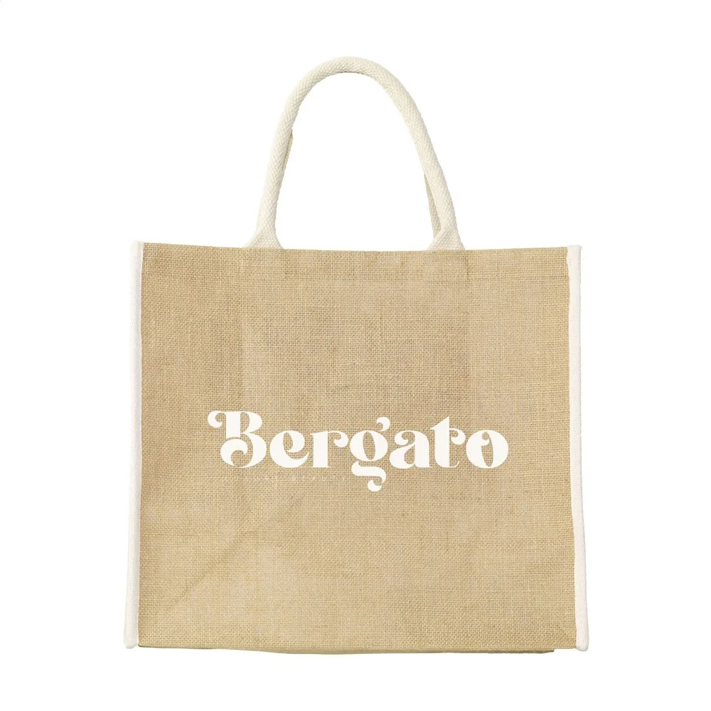 Gerano Jute Shopper winkeltas productfoto 9 - Hidalgo-werbeartikel Gerano Jute Shopper winkeltas — productfoto 9