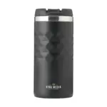 Geometric Mug RCS Recycled Steel 280 ml thermosbeker, zwart (± pms black)