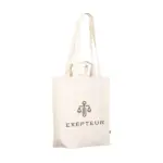 Organic Cotton Canvas Tote Bag Natural (280 g/m²) tas — productfoto 3