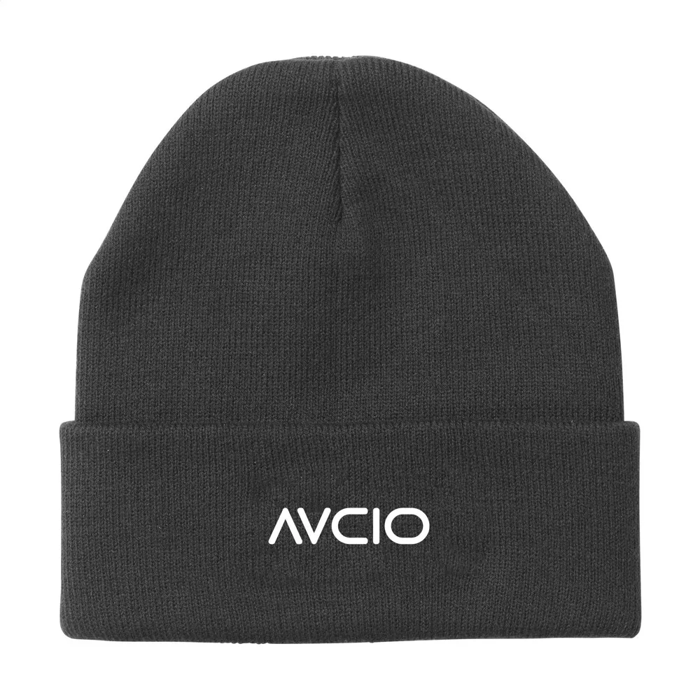 Tromso RPET Beanie productfoto 8 - Hidalgo-werbeartikel Tromso RPET Beanie — productfoto 8