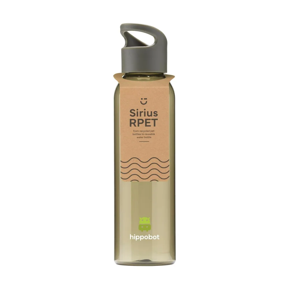 Sirius RCS RPET 650 ml groengroen ± pms 4229c - Bidons & Shakers Sirius RCS RPET 650 ml, groen/groen (± pms 4229c)