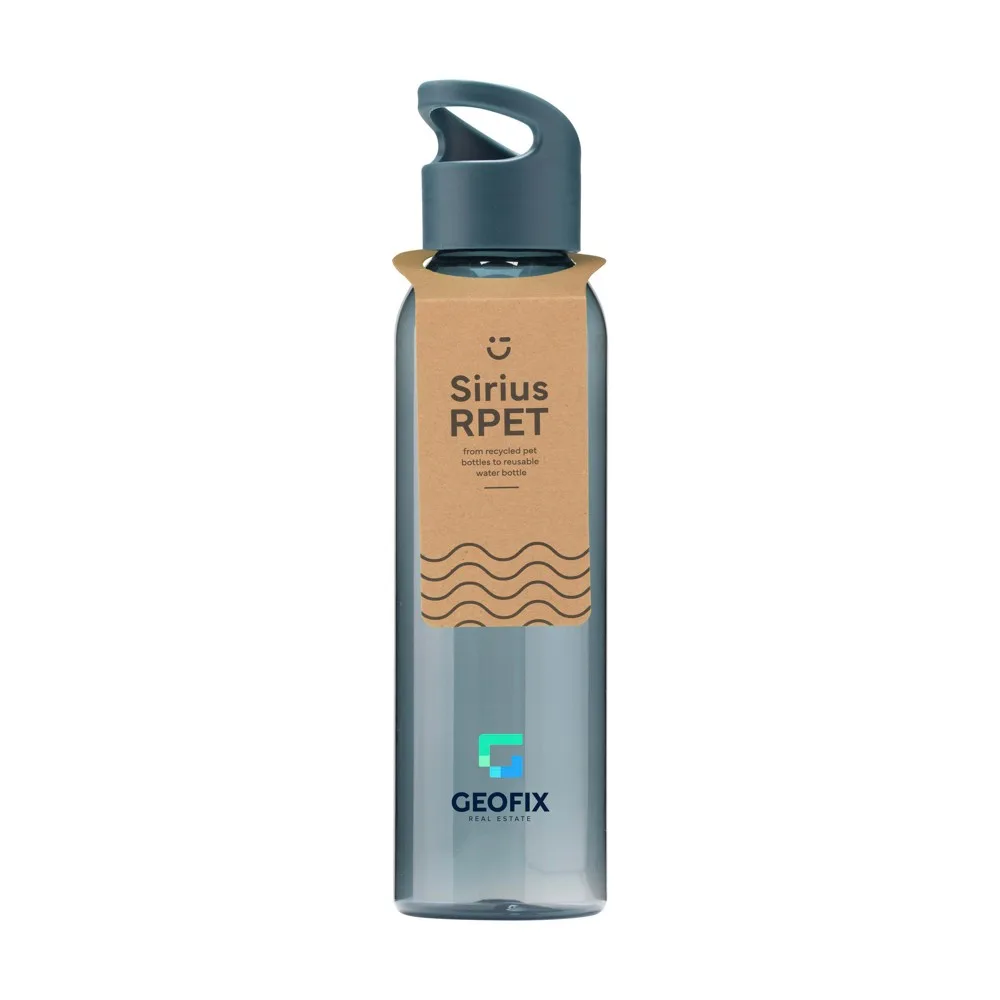 Sirius RCS RPET 650 ml navygrijs ± pms 7545c - Bidons & Shakers Sirius RCS RPET 650 ml, navy/grijs (± pms 7545c)