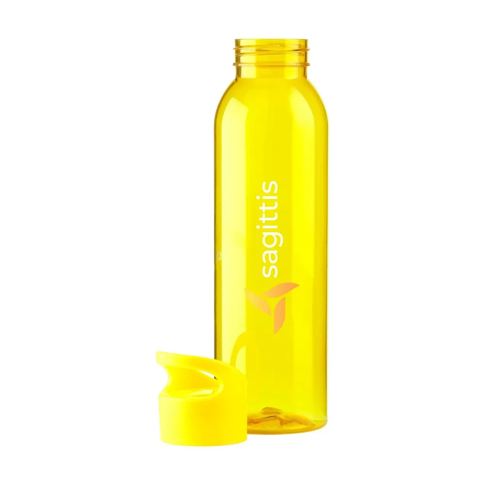 Sirius RCS RPET 650 ml transparant geel ± pms 115 - Bidons & Shakers Sirius RCS RPET 650 ml, transparant geel (± pms 115)