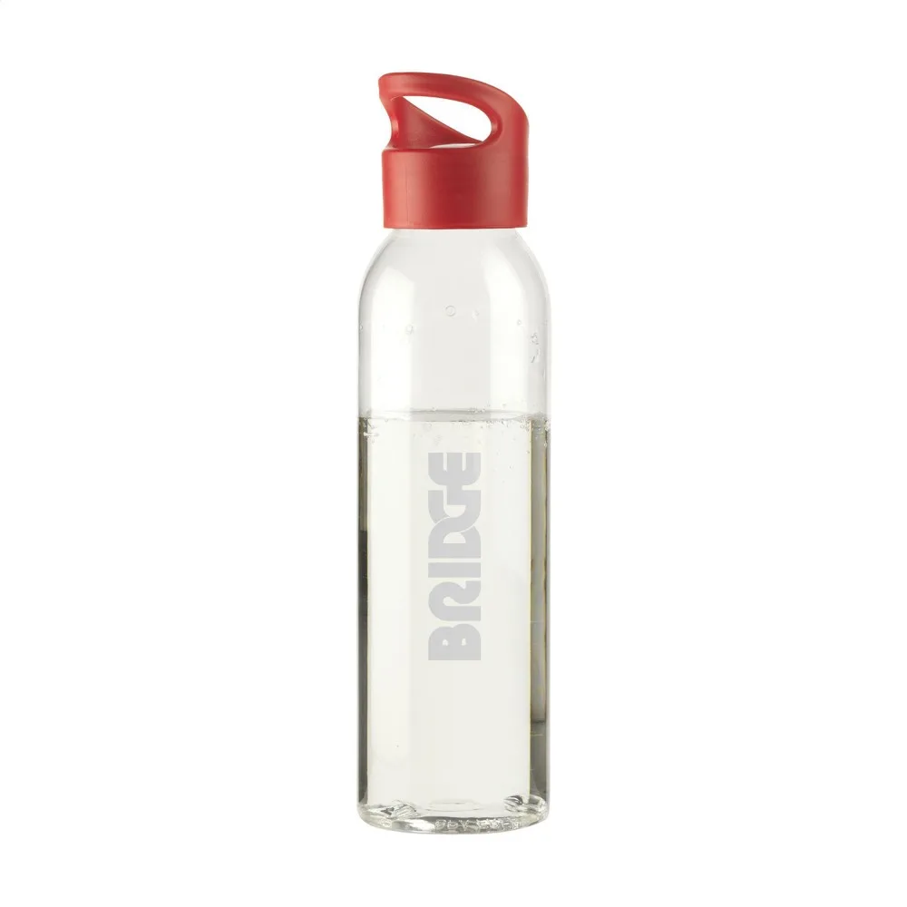 Sirius 650 ml drinkfles transparant rood ± pms 200 - Bidons & Shakers Sirius 650 ml drinkfles, transparant rood (± pms 200)
