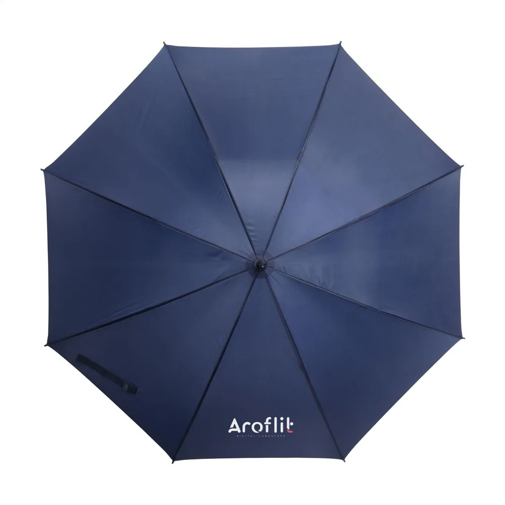 BlueStorm RCS RPET paraplu 30 inch productfoto 3 - Hidalgo-werbeartikel BlueStorm RCS RPET paraplu 30 inch — productfoto 3