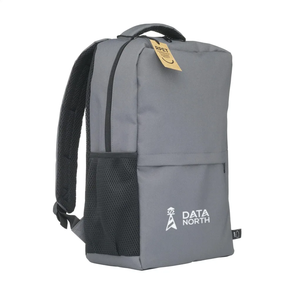 Laptoprucksack Finley bedrucken 15,6 Zoll 15L GRS RPET — Produktfoto 10