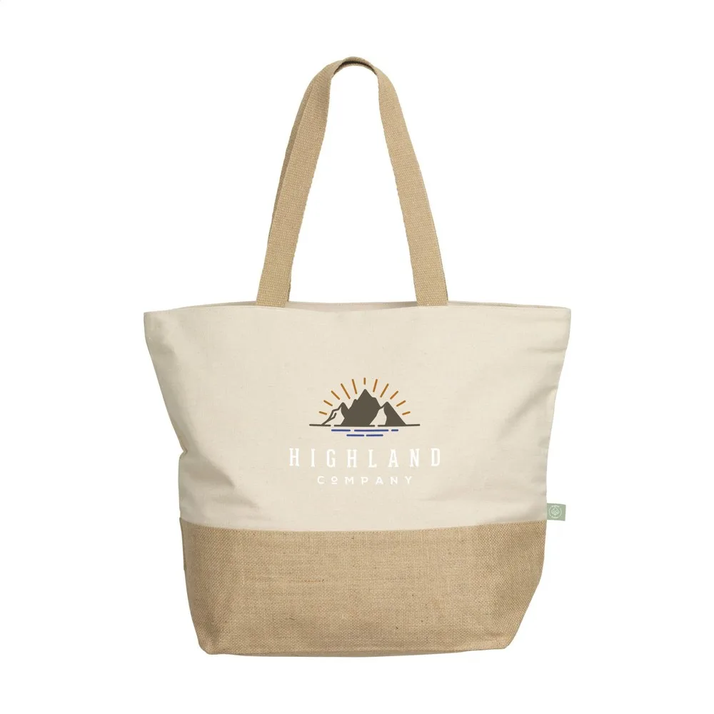 Cancun Organic Cotton Big Bag 320 gm² tas productfoto 2 - Katoenendraagtassen Cancun Organic Cotton Big Bag (320 g/m²) tas — productfoto 2