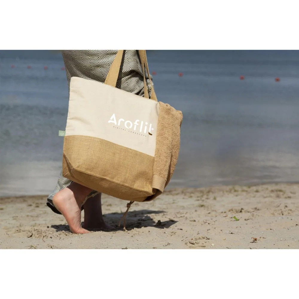 Cancun Organic Cotton Big Bag 320 gm² tas productfoto 11 - Katoenendraagtassen Cancun Organic Cotton Big Bag (320 g/m²) tas — productfoto 11