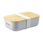 Midori Bamboo Lunchbox, grijs (± pms cool grey 5c)