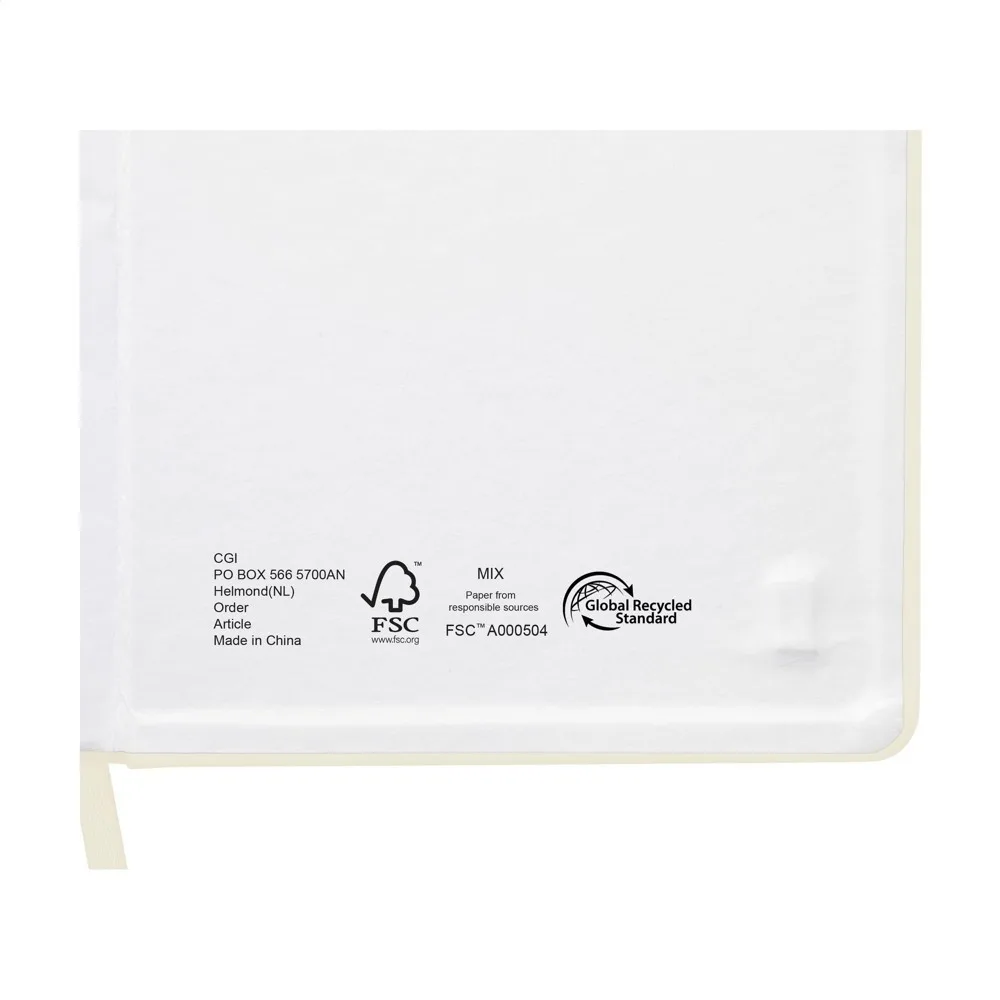 Notizbuch bedrucken Porta liniert RPET A5 — Produktfoto 28