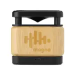 Bamboo Block Speaker met draadloze oplader — productfoto 4