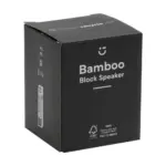Bamboo Block Speaker met draadloze oplader — productfoto 6