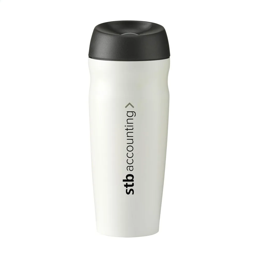 Thermoboost RCS 450 ml thermosbeker beige ± pms warm grey 2c - Hidalgo-werbeartikel Thermoboost RCS 450 ml thermosbeker, beige (± pms warm grey 2c)