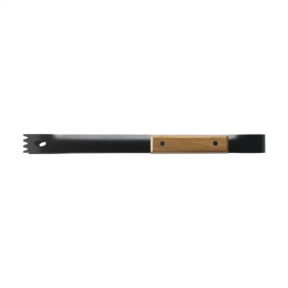 Grillset Asado Bedrucken Schwarz Edelstahl Akazie 4-teilig — Produktfoto 8