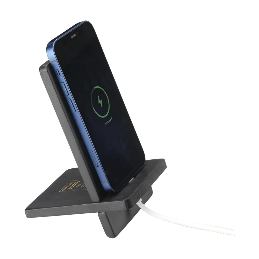Printed Bamboo Phone Holder Miyo FSC Flat Mailing