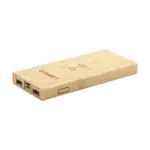 Bamboo 8000 Wireless Powerbank draadloze oplader - Hidalgo Bamboo 8000 Wireless Powerbank draadloze oplader