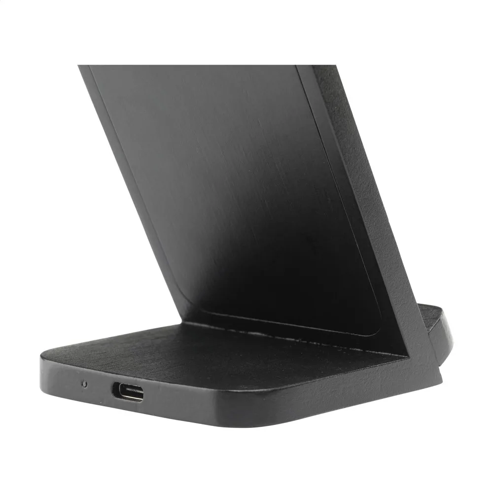 Custom Baloo 15W Fast Wireless Charger FSC Bamboo Stand — product photo 9