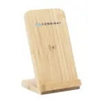 Custom Baloo 15W Fast Wireless Charger FSC Bamboo Stand — product photo 14