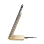 Custom Baloo 15W Fast Wireless Charger FSC Bamboo Stand — product photo 18