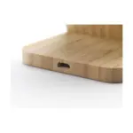 Custom Baloo 15W Fast Wireless Charger FSC Bamboo Stand — product photo 20