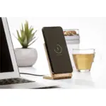 Custom Baloo 15W Fast Wireless Charger FSC Bamboo Stand — product photo 22