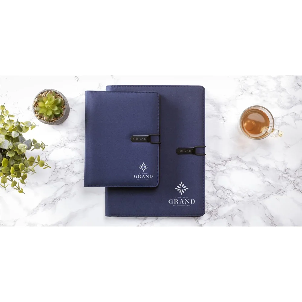 Schreibmappe Quest Portfolio bedrucken nachhaltig RPET A4 — Produktfoto 16