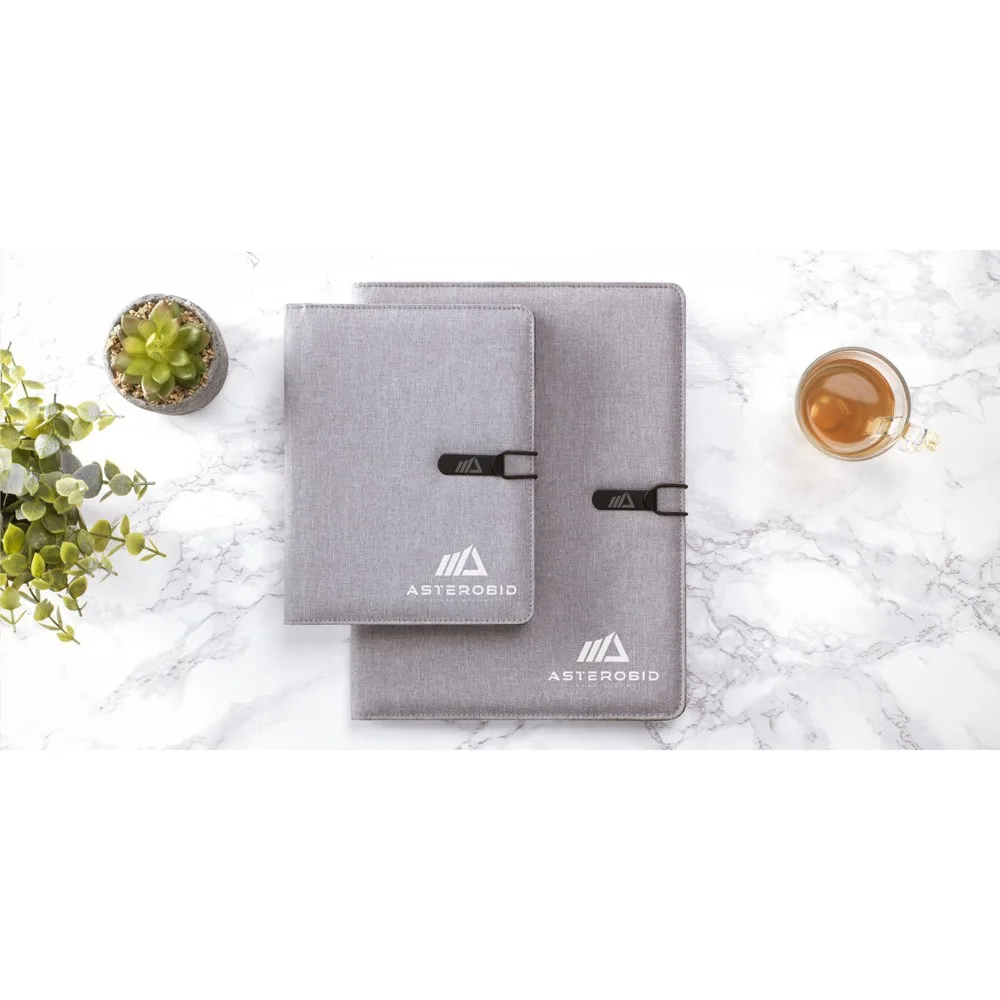 Schreibmappe Quest Portfolio bedrucken nachhaltig RPET A4 — Produktfoto 25