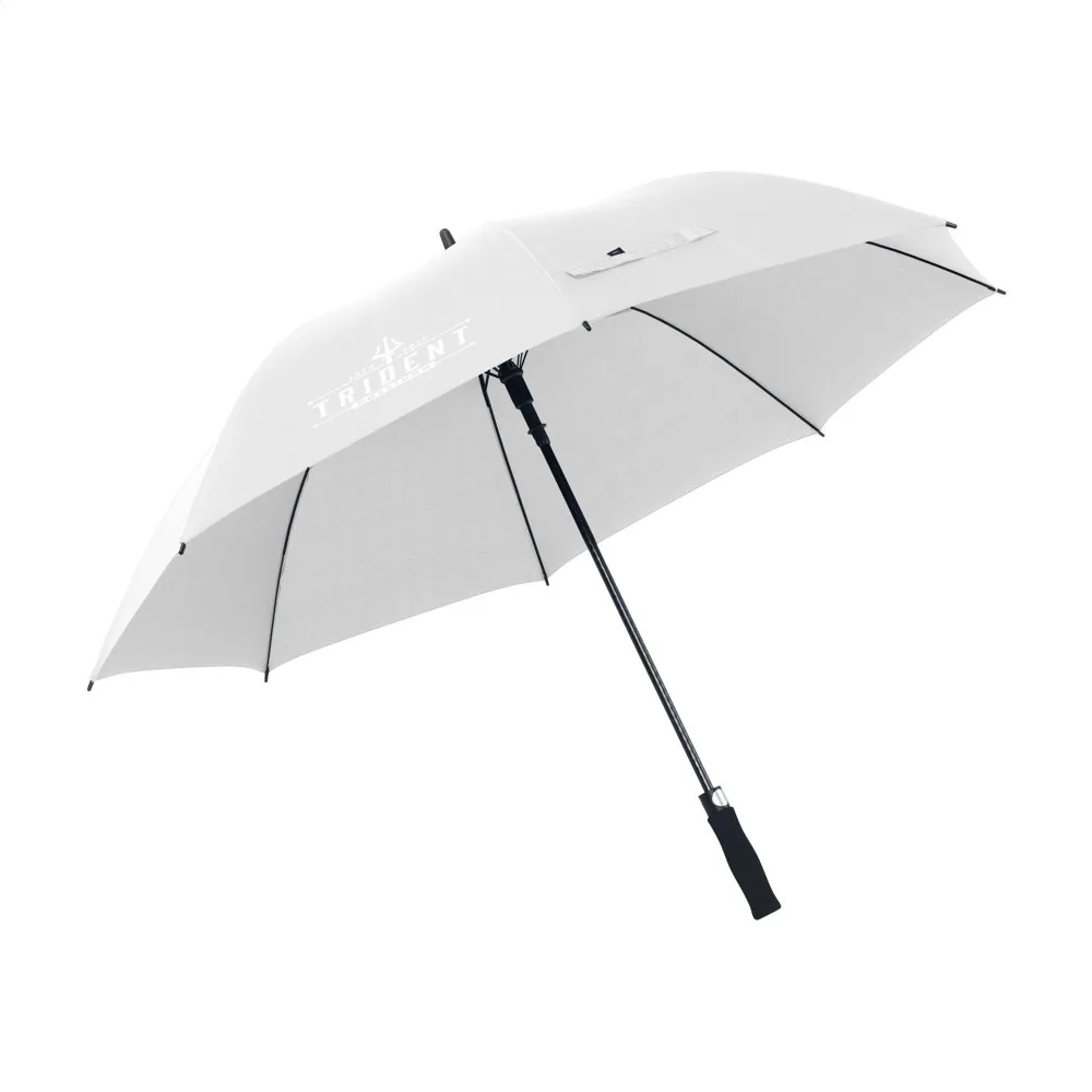 Regenschirm bedrucken Colorado XL Fiberglas RPET 132 cm