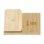 Bamboo Boss 15W draadloze opladerpenhouder productfoto 5 - Hidalgo-werbeartikel Bamboo Boss 15W draadloze oplader/penhouder — productfoto 5