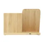 Bamboo Boss 15W draadloze opladerpenhouder productfoto 6 - Hidalgo-werbeartikel Bamboo Boss 15W draadloze oplader/penhouder — productfoto 6