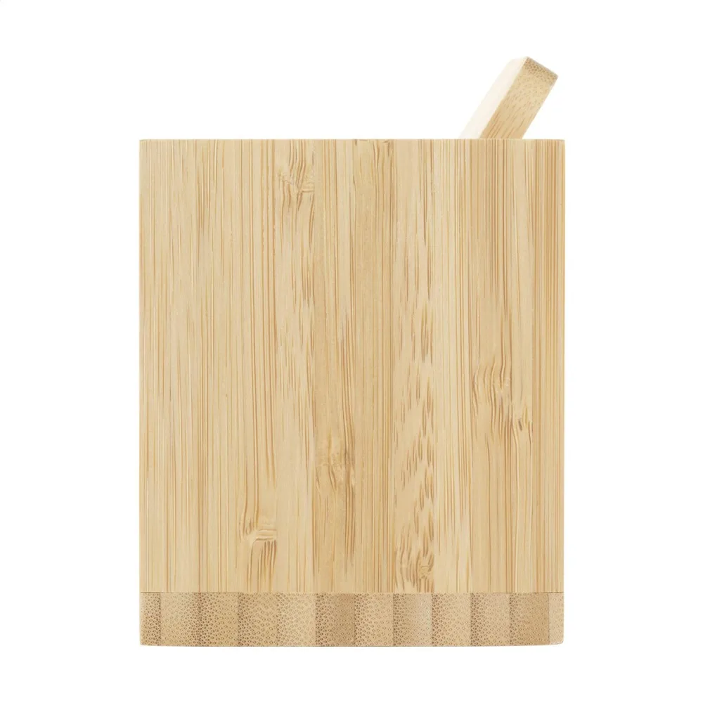 Bamboo Boss 15W draadloze opladerpenhouder productfoto 8 - Hidalgo-werbeartikel Bamboo Boss 15W draadloze oplader/penhouder — productfoto 8