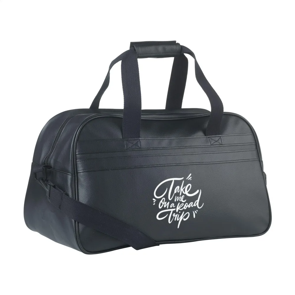 Custom Printed Voyager Weekend Bag Matte Black Cabin 21.5L — product photo 3