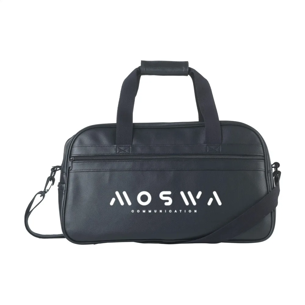 Custom Printed Voyager Weekend Bag Matte Black Cabin 21.5L — product photo 4