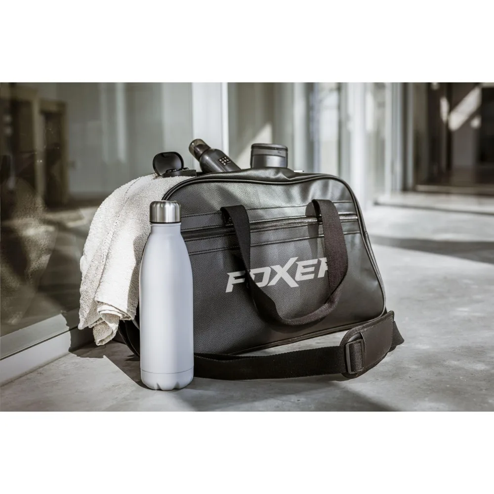 Custom Printed Voyager Weekend Bag Matte Black Cabin 21.5L — product photo 11