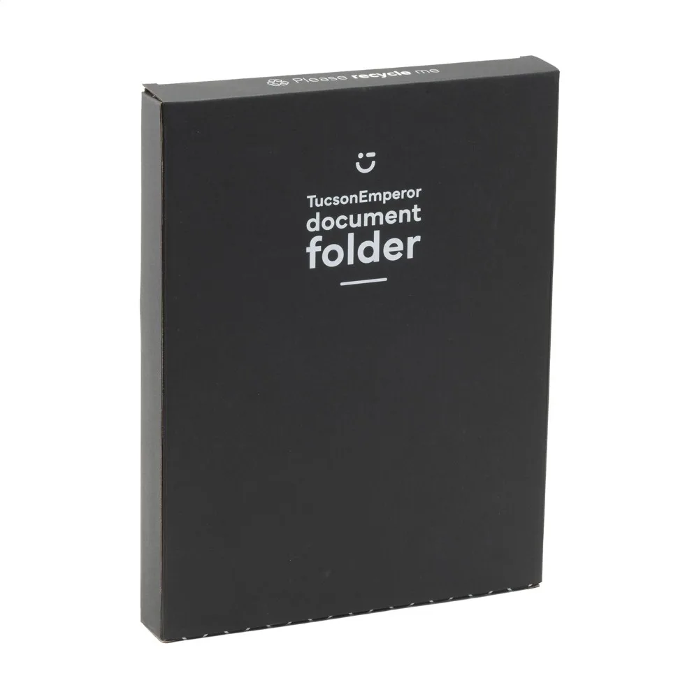 Printed A4 Leather Document Folder TucsonEmperor Zipper — product photo 5