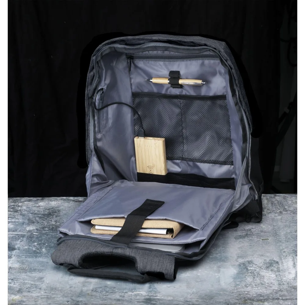 Jayden RFID Anti-Theft rugzak productfoto 2 - Hidalgo-werbeartikel Jayden RFID Anti-Theft rugzak — productfoto 2