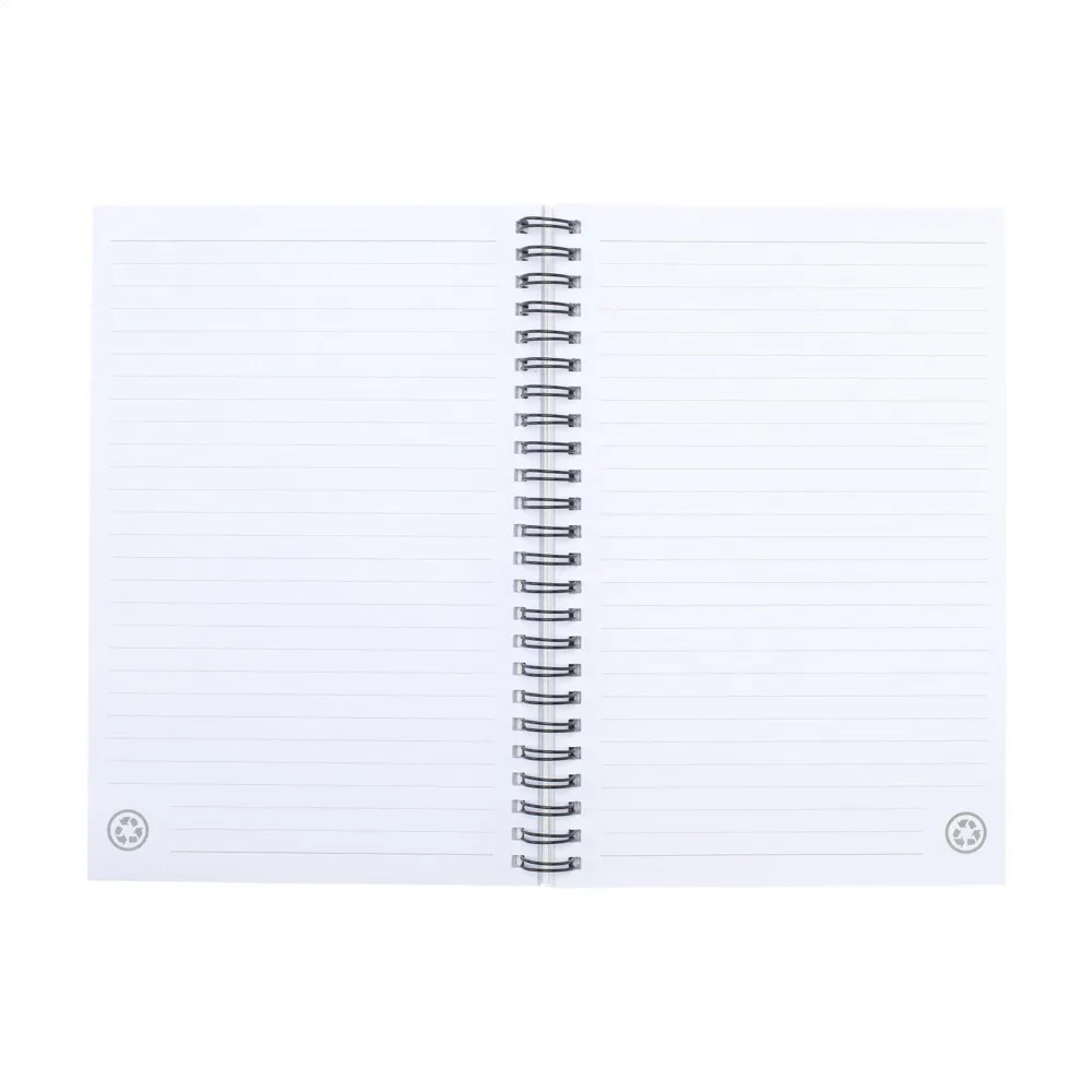 Samenpapier Notizbuch bedrucken liniert Blumensamen A5 — Produktfoto 5