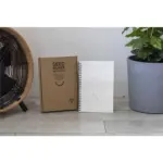 Samenpapier Notizbuch bedrucken liniert Blumensamen A5 — Produktfoto 9