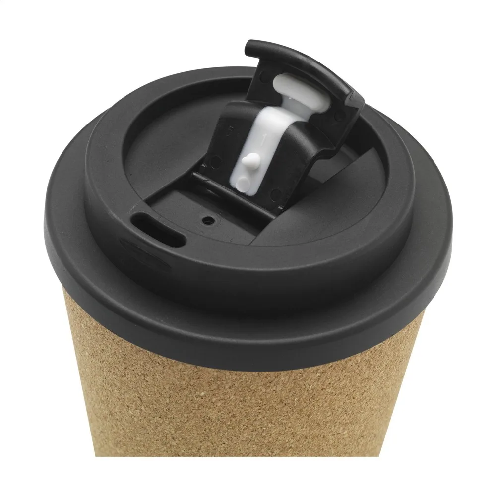 PLA Cork Cup 350 ml koffiebeker productfoto 4 - Hidalgo-werbeartikel PLA Cork Cup 350 ml koffiebeker — productfoto 4