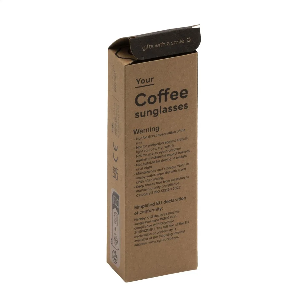 Coffee Sunglasses zonnebril productfoto 5 - Hidalgo-werbeartikel Coffee Sunglasses zonnebril — productfoto 5