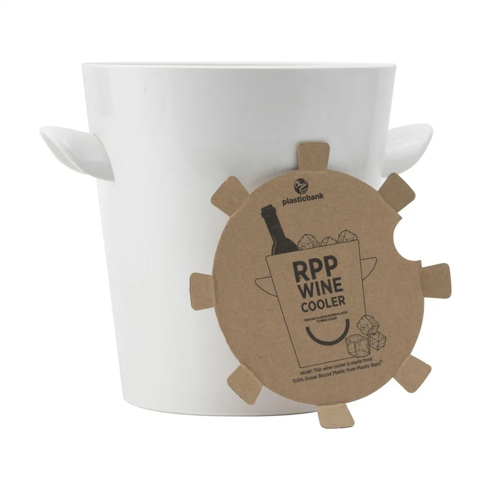 Plastic Bank Champagne Cooler wijnkoeler productfoto 4 - Hidalgo-werbeartikel Plastic Bank Champagne Cooler wijnkoeler — productfoto 4
