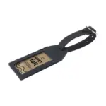 RPET Felt GRS Luggage Tag bagagelabel, zwart